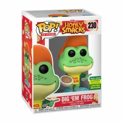 Pop! Bundles>Kellogg's Honey Smacks - Dig 'Em Frog Pop! Vinyl Figure (2024 Summer Convention Exclusive) (Popcultcha Exclusive)
