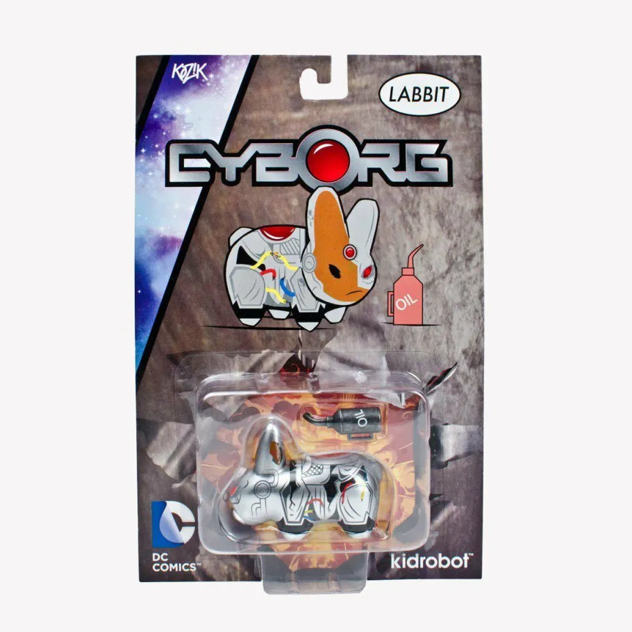 Designer Vinyl>DC Comics Kidrobot - DC Universe Cyborg 2.5” Labbit Vinyl Figure