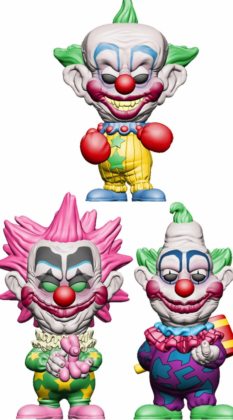 Pop! Bundles>Killer Klowns from Outer Space - Send In The Klowns Pop! Vinyl Bundle (Set of 3)