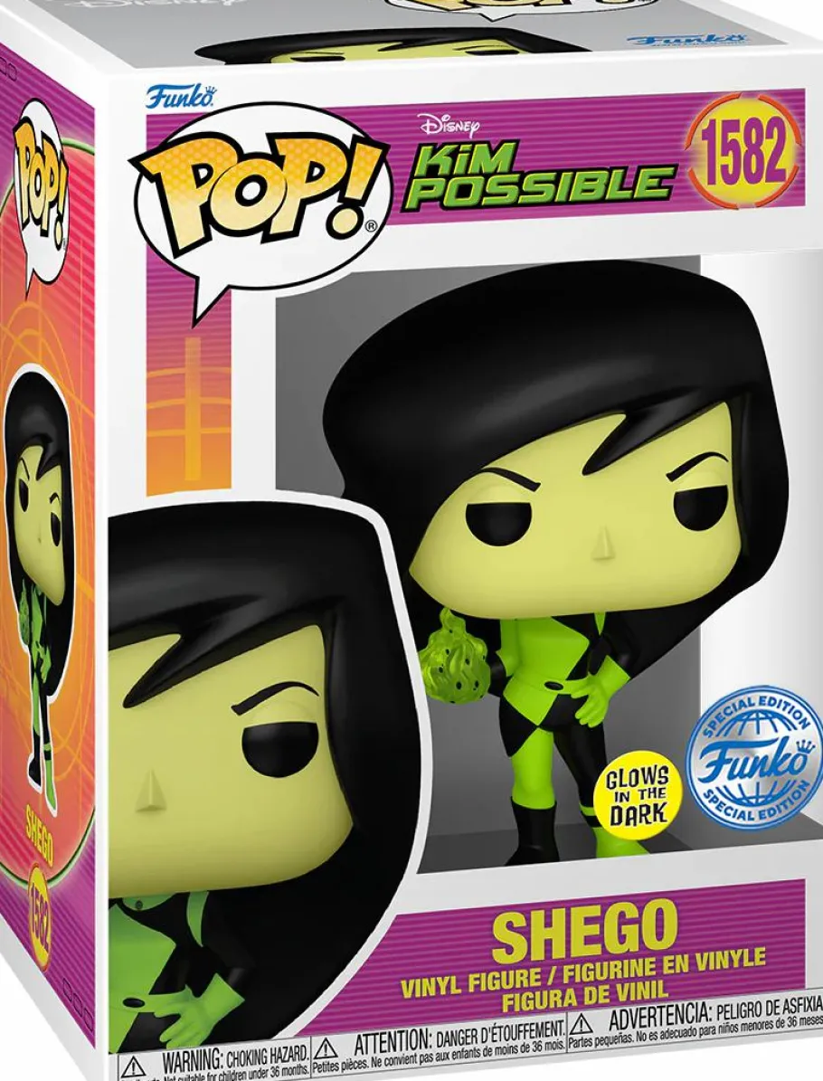 Collector & Mystery Boxes>Kim Possible - Shego Glow-in-the-Dark Mystery Box (Includes Shego & 3 Exclusive Pop! Vinyl Figures)