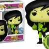 Pop! Chases, Vault, Limited Editions, Ppp Items>Kim Possible - Shego Glow-in-the-Dark Pop! Vinyl Figure in Acrylic Pop! Protector (Popcultcha Exclusive)