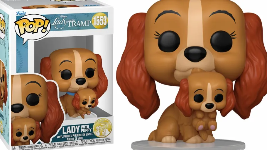 Standard Pop!>Lady and the Tramp (1955) - Lady with Puppy 70th Anniversary Pop! Vinyl Figure