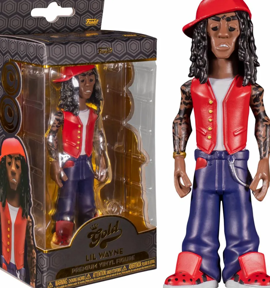 Designer Vinyl>Lil Wayne - 5” Gold Premium Vinyl Figure