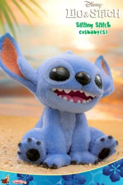 Cosbaby>Lilo & Stitch (2025) - Stitch Sitting Velvet Hair Version Cosbaby (S) Hot Toys Figure