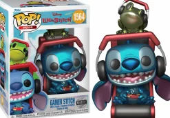 Standard Pop!>Lilo & Stitch - Gamer Stitch Metallic Pop! Vinyl Figure