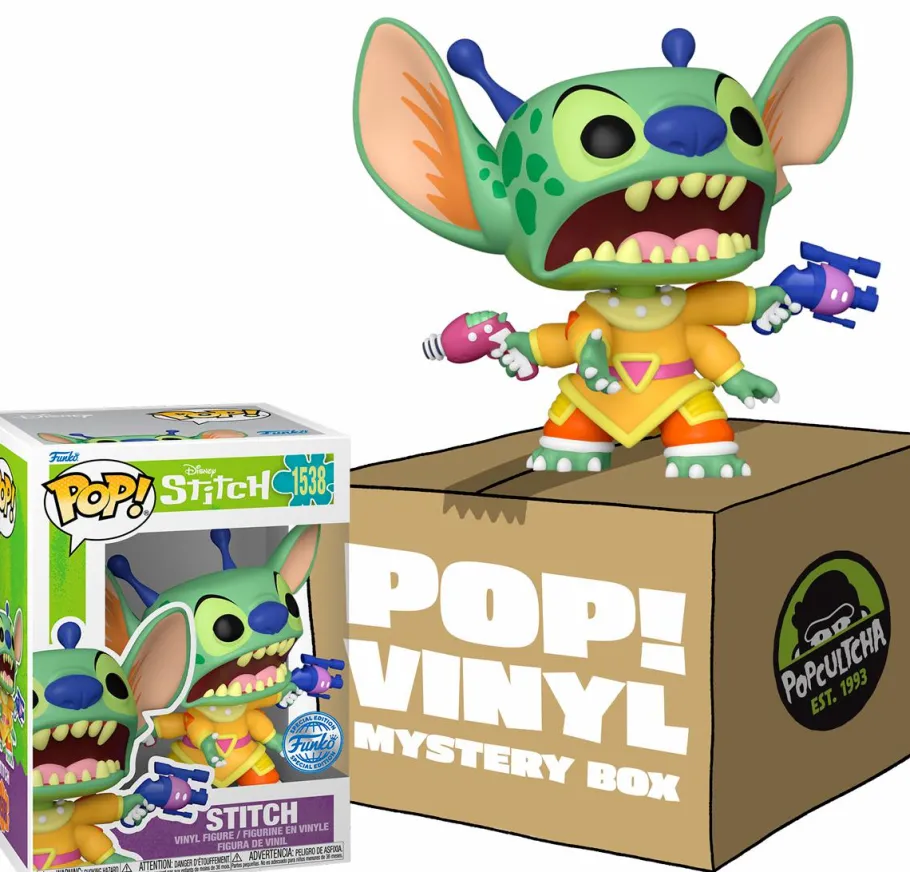 Collector & Mystery Boxes>Lilo & Stitch - Stitch (Concept) Mystery Box (Includes Stitch & 3 Exclusive Pop! Vinyl Figures)