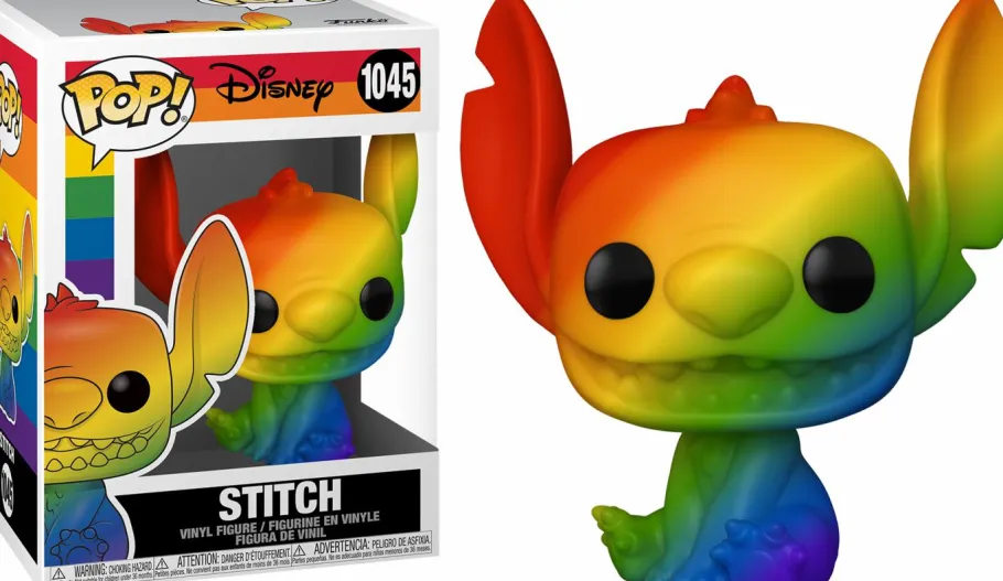 Standard Pop!>Lilo & Stitch - Stitch Rainbow Pride 2021 Pop! Vinyl Figure