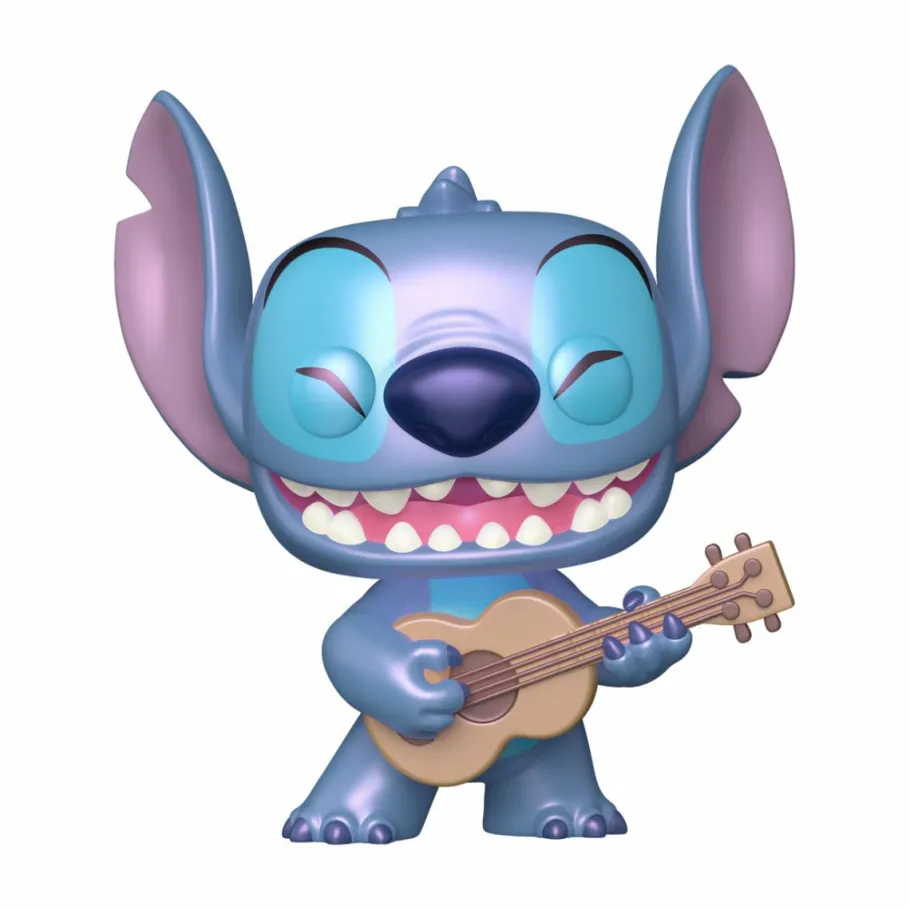 Standard Pop!>Lilo & Stitch - Stitch with Ukulele (Pearlescent) Pop! Vinyl Figure