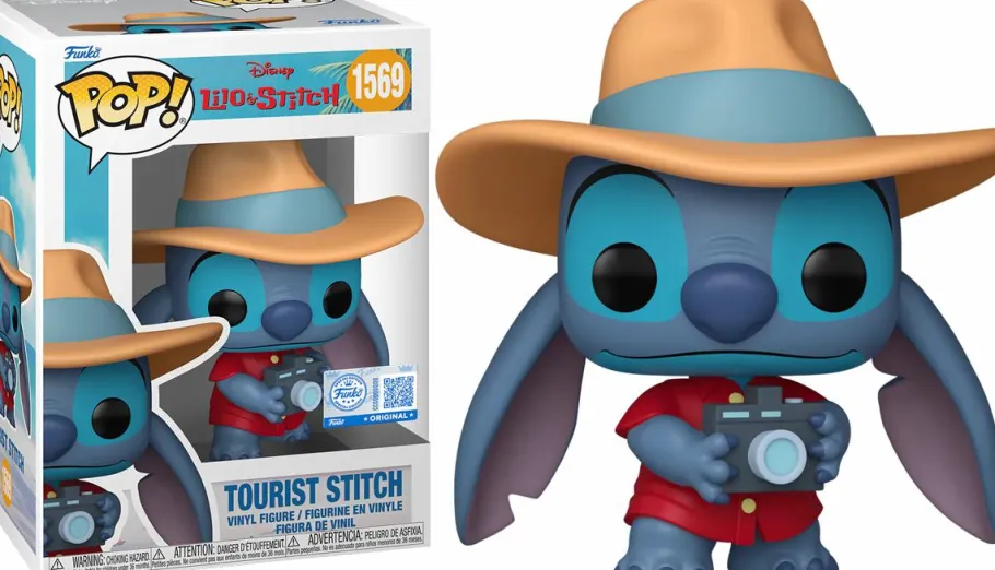 Collector & Mystery Boxes>Lilo & Stitch - Tourist Stitch Mystery Box (Includes Tourist Stitch & 3 Exclusive Pop! Vinyl Figures)