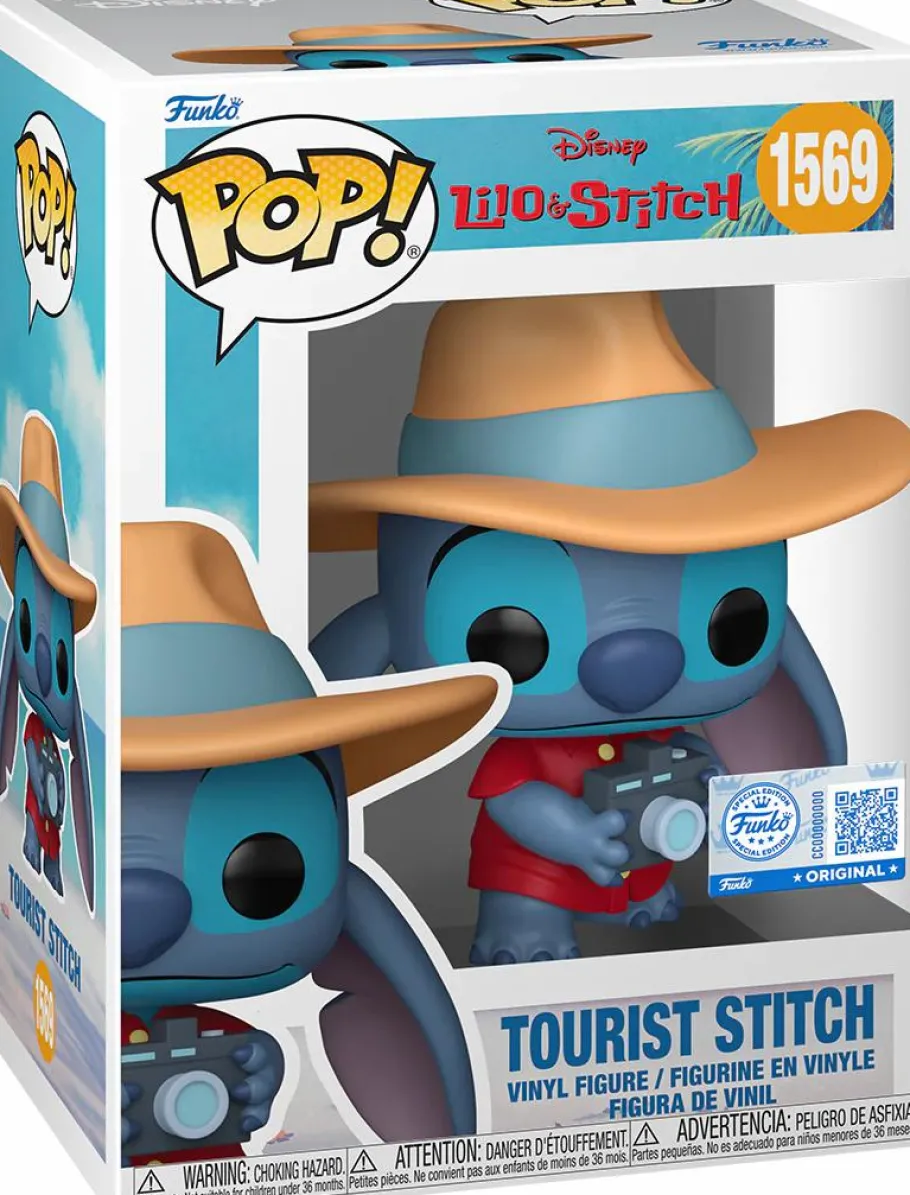 Collector & Mystery Boxes>Lilo & Stitch - Tourist Stitch Mystery Box (Includes Tourist Stitch & 3 Exclusive Pop! Vinyl Figures)