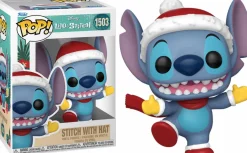 Standard Pop!>Lilo & Stitch : Holiday - Stitch with Santa Hat Pop! Vinyl Figure