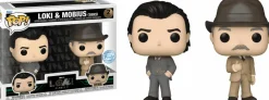 Standard Pop!>Loki (2021) - & Mobius (1893) Pop! Vinyl Figure 2-Pack (Popcultcha Exclusive)