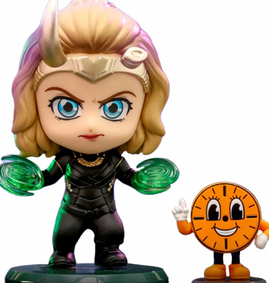 Cosbaby>Loki (2021) - Sylvie with Miss Minutes Cosbaby (S) Hot Toys Figure