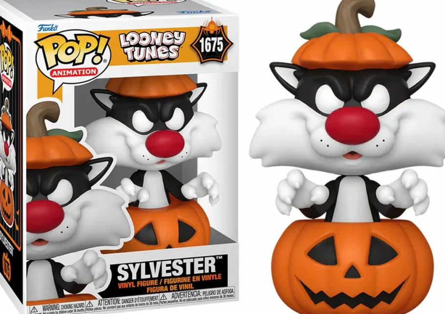 Standard Pop!>Looney Tunes : Halloween - Sylvester (in Pumpkin) Pop! Vinyl Figure