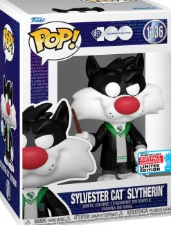 Funko Convention Exclusives>Looney Tunes x Harry Potter - Sylvester Cat Slytherin Pop! Vinyl Figure (2023 Fall Convention Exclusive) (Popcultcha Exclusive)