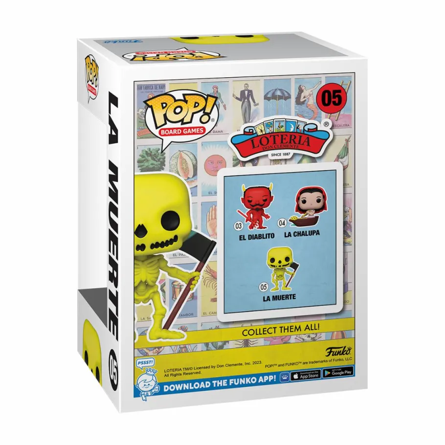 Standard Pop!>Loteria - La Muerte Glow-in-the-Dark Pop! Vinyl Figure