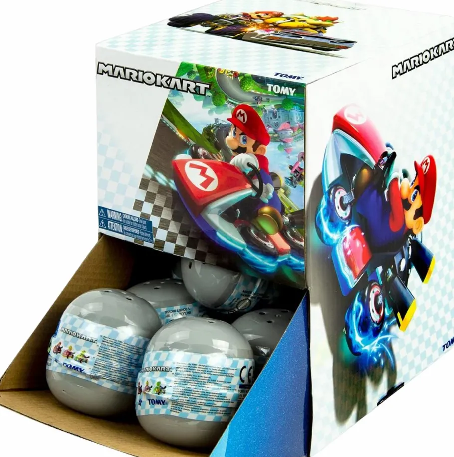 Blind Box>Super Mario Mariokart - Pull Back Racers 2" Blind Box Capsule (Display of 12)