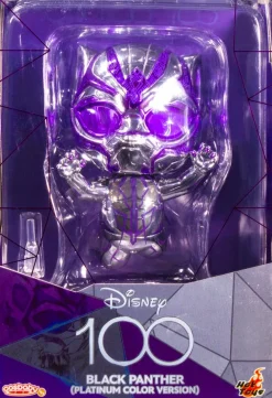 Cosbaby>Marvel - Black Panther Disney 100 (Platinum Colour Version) Cosbaby (S) Hot Toys Figure