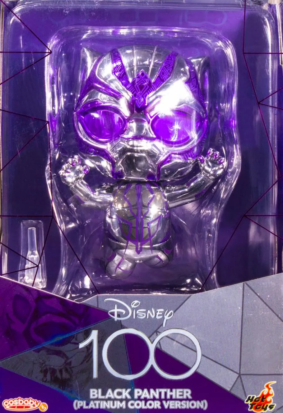 Cosbaby>Marvel - Black Panther Disney 100 (Platinum Colour Version) Cosbaby (S) Hot Toys Figure