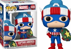 Standard Pop!>Marvel - Captain America (Holiday) Pop! Vinyl Figure