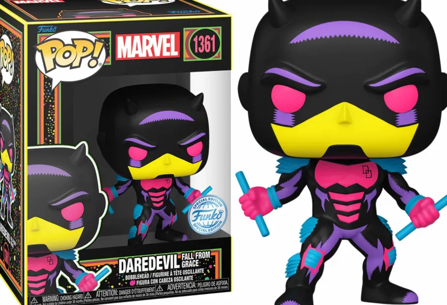 Standard Pop!>Daredevil Marvel - (Fall from Grace) Blacklight Pop! Vinyl Figure