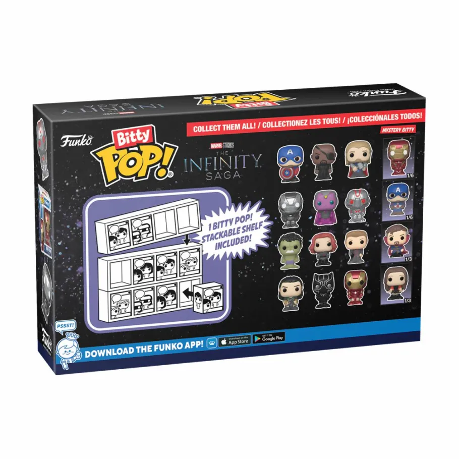 Blind Box>Marvel - Hulk, Black Widow, Hawkeye & Mystery Bitty Pop! Vinyl Figure 4-Pack