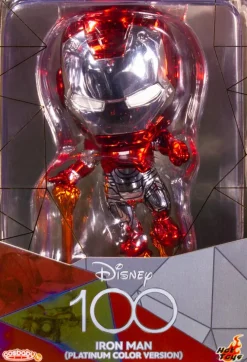 Cosbaby>Marvel - Iron Man Disney 100 (Platinum Colour Version) Cosbaby (S) Hot Toys Figure