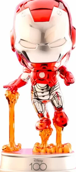 Cosbaby>Marvel - Iron Man Disney 100 (Platinum Colour Version) Cosbaby (S) Hot Toys Figure