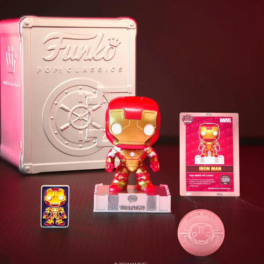 Standard Pop!>Iron Man Marvel - Pop! Classics Vinyl Figure (Funko / Popcultcha Exclusive)