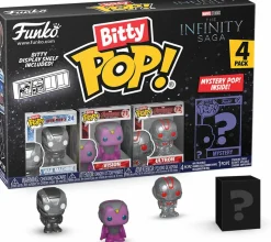 Blind Box>Marvel - Iron Man War Machine, Vision, Ultron & Mystery Bitty Pop! Vinyl Figure 4-Pack