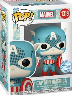 Standard Pop!>Marvel - Retro Reimagined Captain America Disney 100th Pop! Vinyl Figure