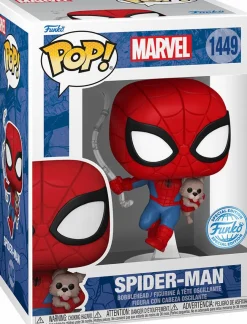Standard Pop!>Spider-Man Marvel - with Sandwich the Dog Pop! Vinyl Figure