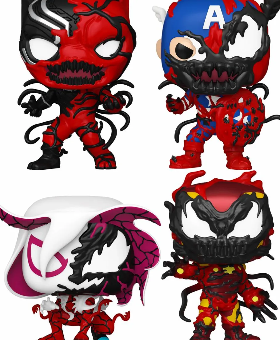 Pop! Bundles>Marvel - Symbiote Carnage Pop! Vinyl Bundle (Set of 4)