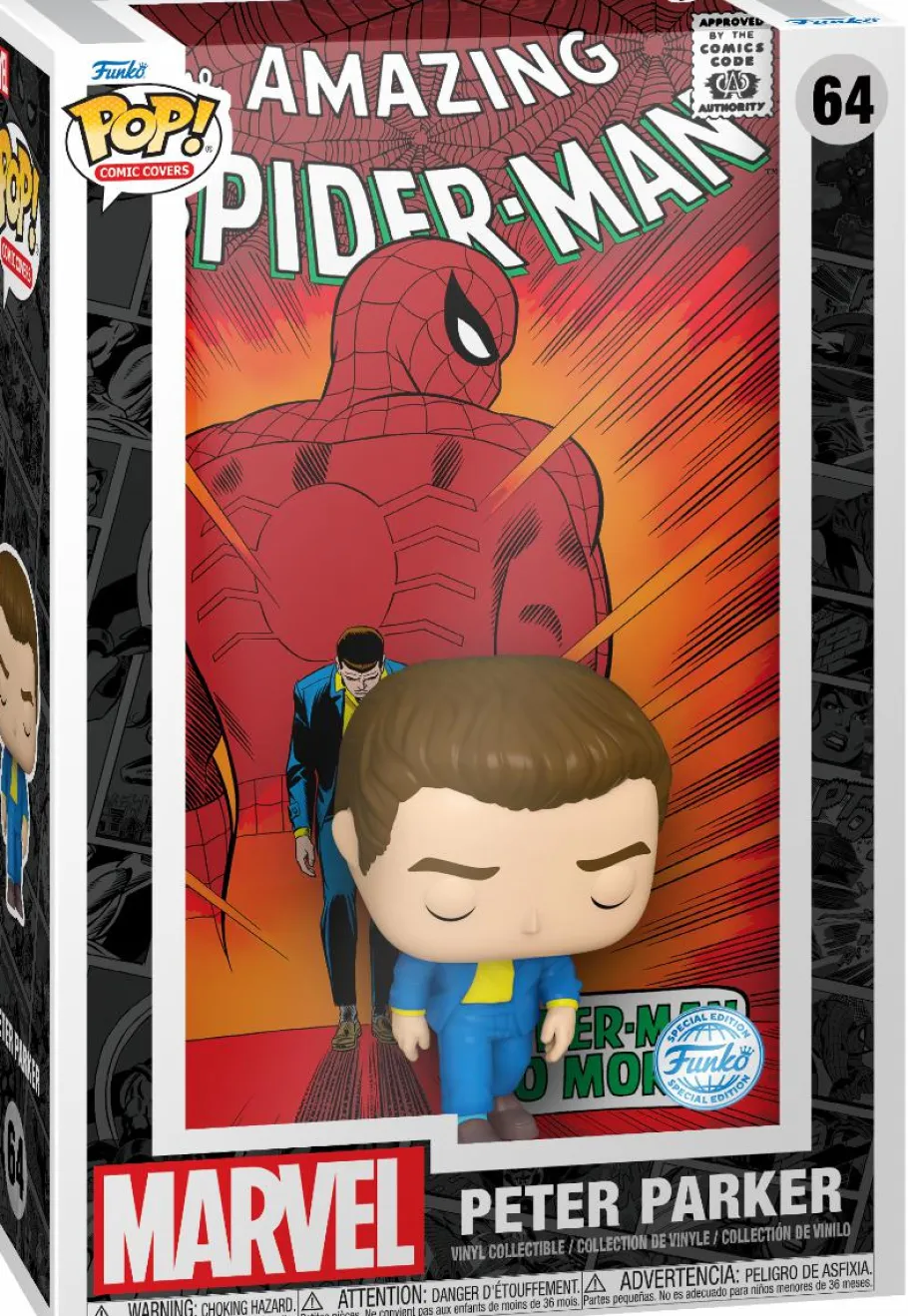 Pop! Covers>Marvel - The Amazing Spider-Man Peter Parker #50 Pop! Comic Covers Vinyl Figure