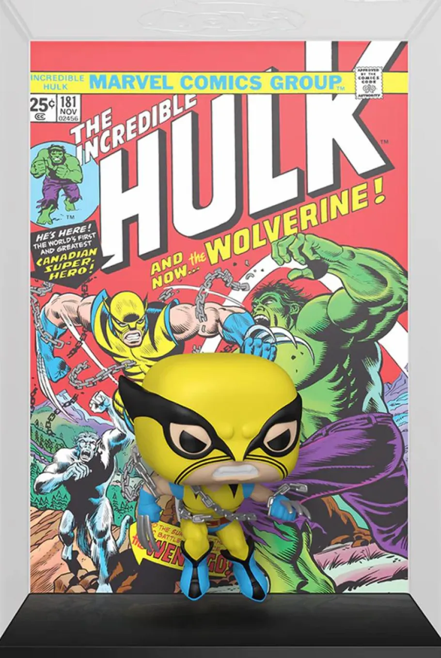 Pop! Covers>Marvel - Wolverine in The Incredible Hulk #181 Pop! Comic Covers Vinyl Figure