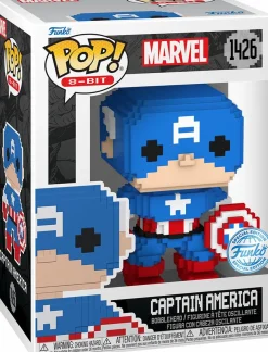 Standard Pop!>Marvel : 8-Bit - Captain America 8-Bit Pop! Vinyl Figure