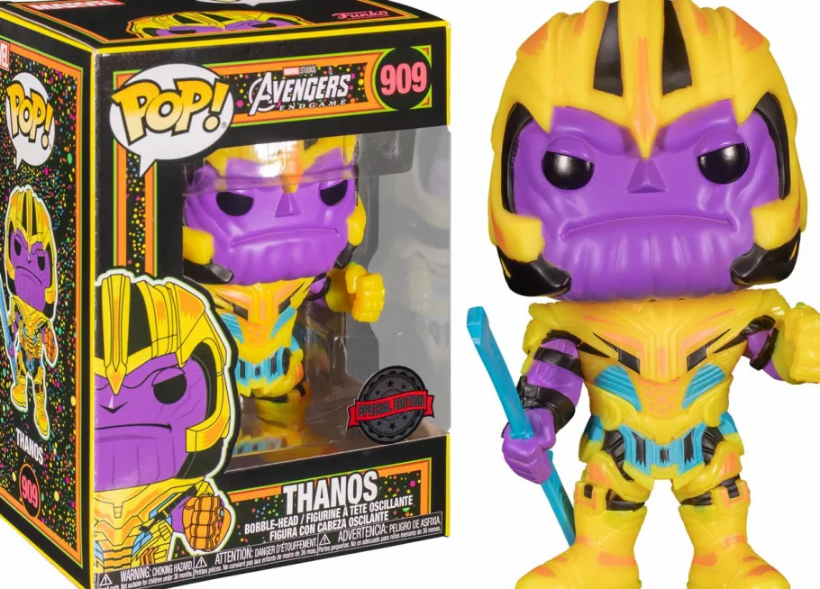 Standard Pop!>The Avengers Marvel: Blacklight - Thanos Blacklight Pop! Vinyl Figure