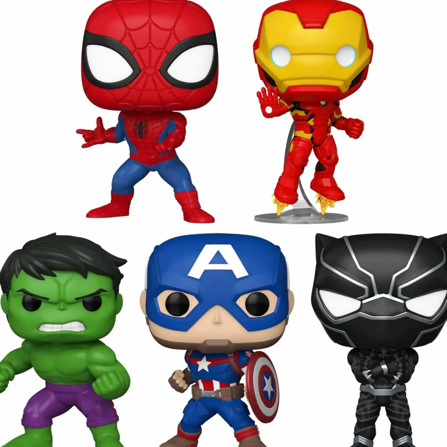 Pop! Bundles>Marvel Comics: New Classics - Avengers Assemble Pop! Vinyl Bundle (Set of 5)