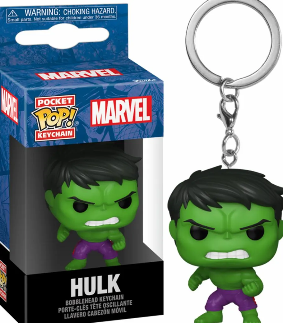Pop! Keychains>Marvel Comics: New Classics - Hulk Pocket Pop! Keychain