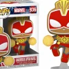 Standard Pop!>The Avengers Marvel: Holiday - Captain Marvel Gingerbread Man Pop! Vinyl Figure