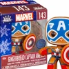 Blind Box>Marvel : Holiday - Gingerbread Minis 3” Scale Vinyl Figure (Mystery Single Unit)