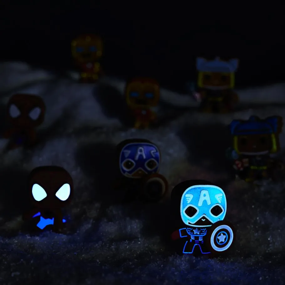 Blind Box>Marvel : Holiday - Gingerbread Minis 3” Scale Vinyl Figure (Mystery Single Unit)