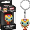 Pop! Keychains>Marvel : Lucha Libre Edition - El Heroe Invicto Iron Man Pocket Pop! Vinyl Keychain