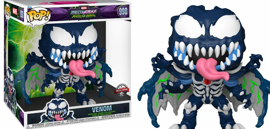 Super-Sized Pop!>Marvel: Monster Hunters Marvel Mech Strike: Monster Hunters - Venom with Wings Jumbo Pop! Vinyl Figure