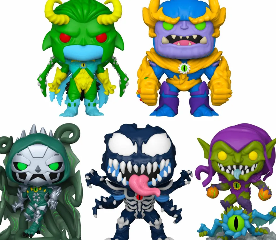 Standard Pop!>Marvel: Monster Hunters Marvel Mech Strike: Monster Hunters - Strike Out Pop! Vinyl Bundle (Set of 5)