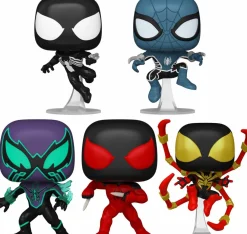 Pop! Bundles>Spider-Man Marvel: Comics - Web of Heroes Pop! Vinyl Bundle (Set of 5)