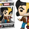 Standard Pop!>Marvel : Split - Logan/Wolverine Pop! Vinyl Figure
