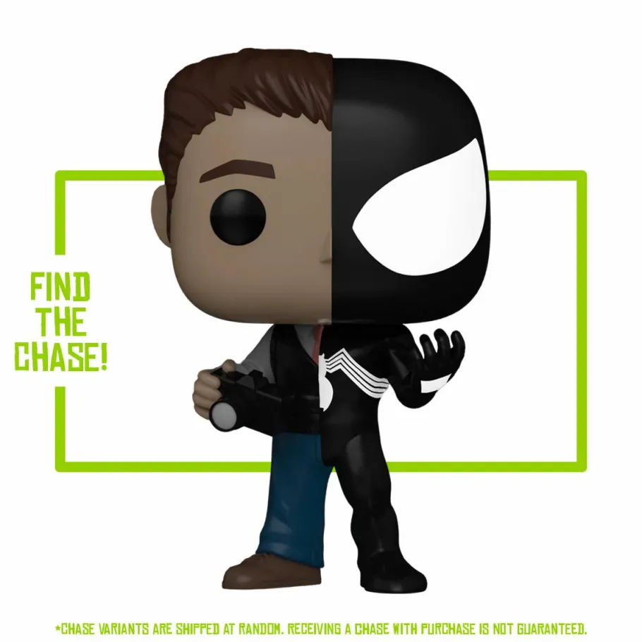 Standard Pop!>Spider-Man Marvel: Split - Peter Parker/Symbiote Suit Pop! Vinyl Figure