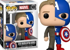 Standard Pop!>Marvel : Split - Steve Rogers/Captain America Pop! Vinyl Figure