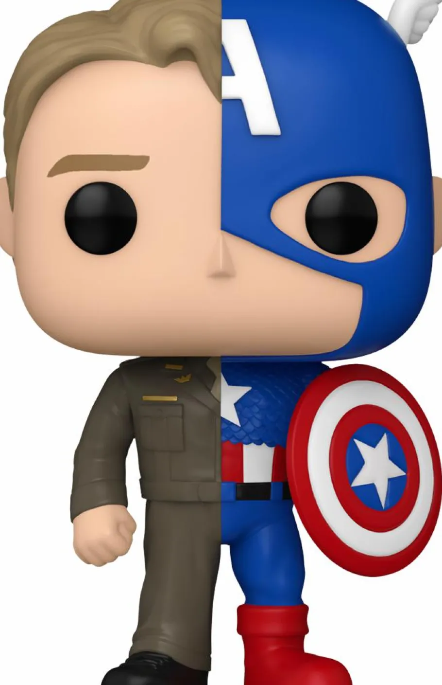 Standard Pop!>Marvel : Split - Steve Rogers/Captain America Pop! Vinyl Figure
